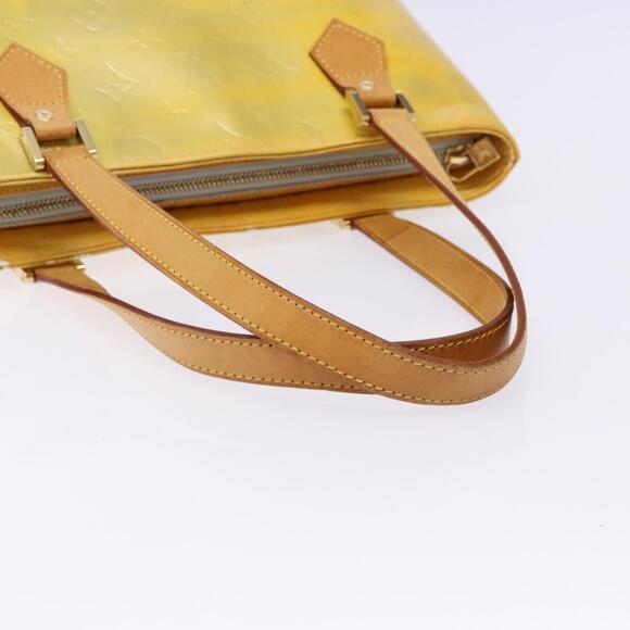 LOUIS VUITTON Monogram Vernis Houston Hand Bag Gris M91053 - Picture 7 of 13